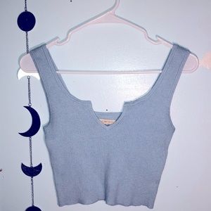 Blue Cropped Top